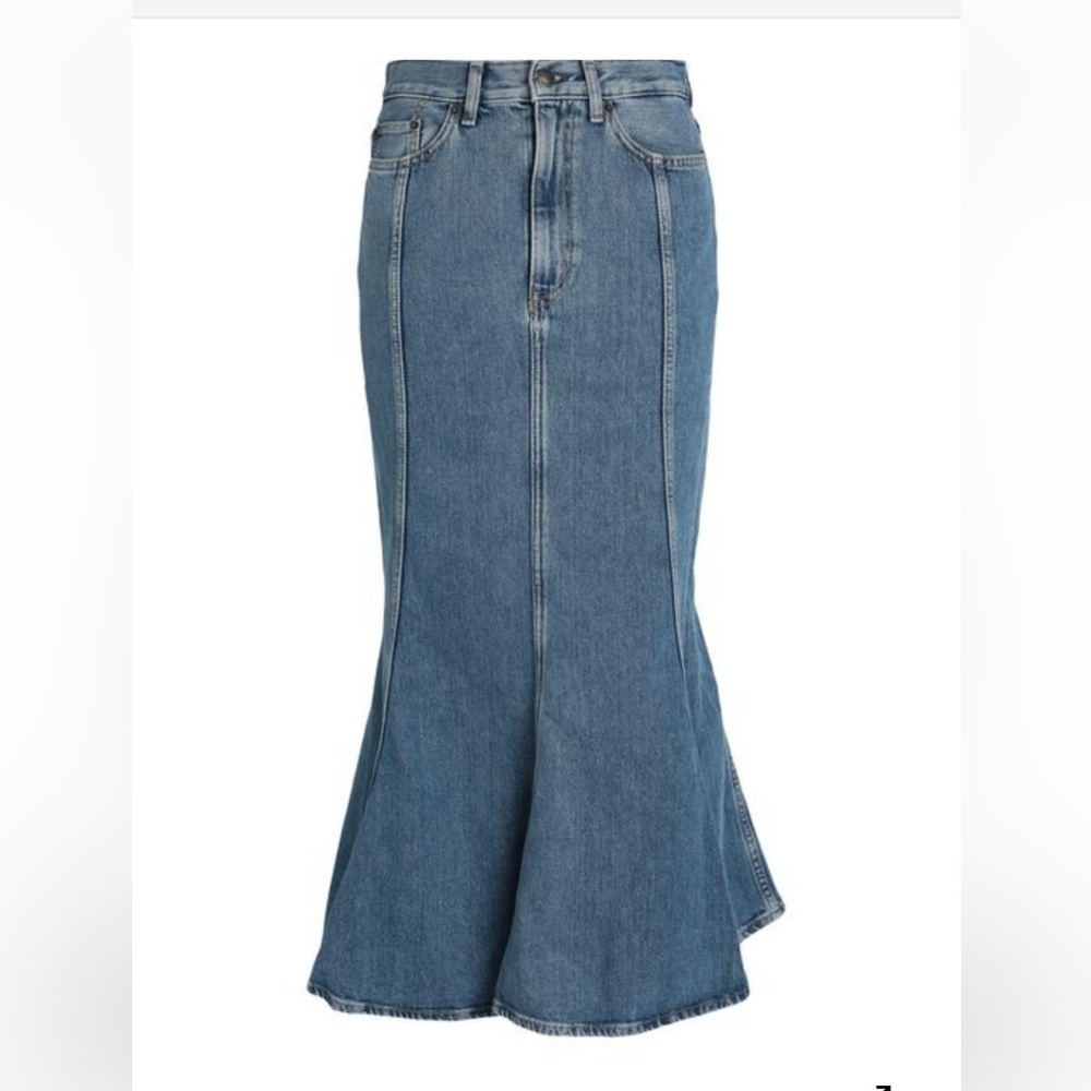 COS Denim Flare Skirt | 8